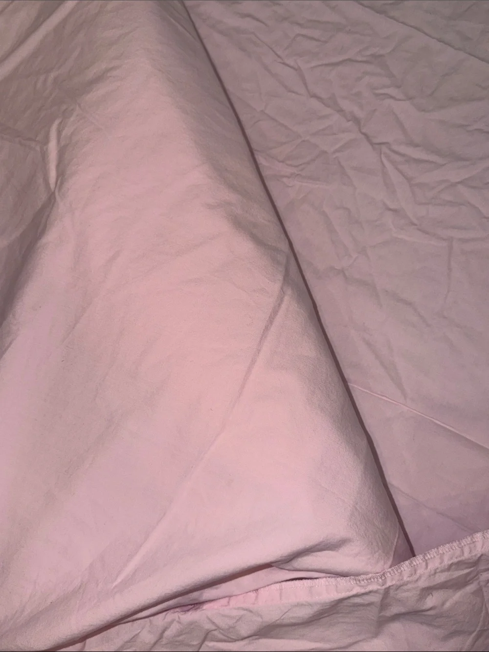 Soft Bubble Gum Pink Solid Cotton Duvet Cover- Minimalist Home Bedding